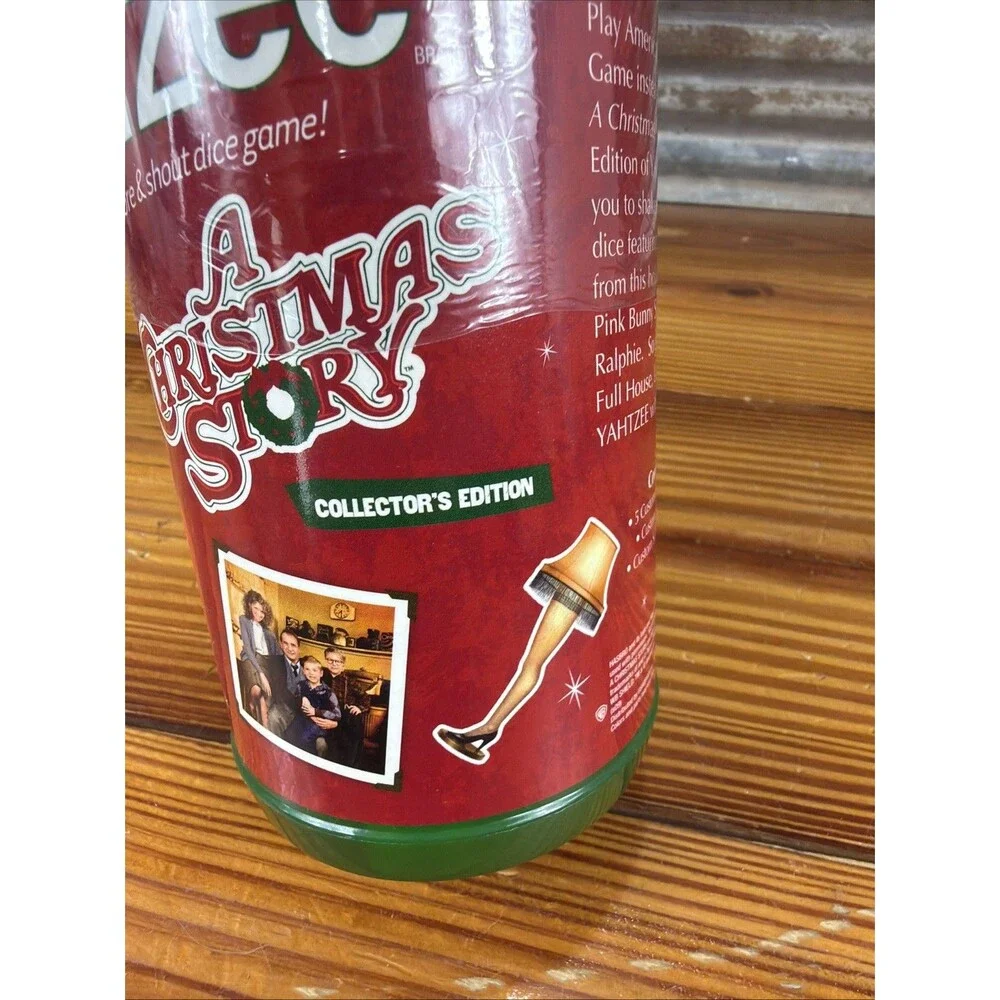 YAHTZEE A Christmas Story Game Canister Collectors Edition (2009) NEW Sealed